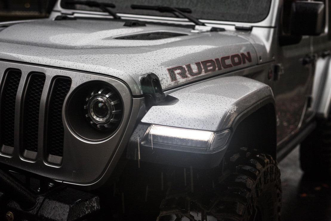 Morimoto XB LED Sidemarkers: Jeep Wrangler JL (18+) (Pair - Smoked) - Apollo Off-Road