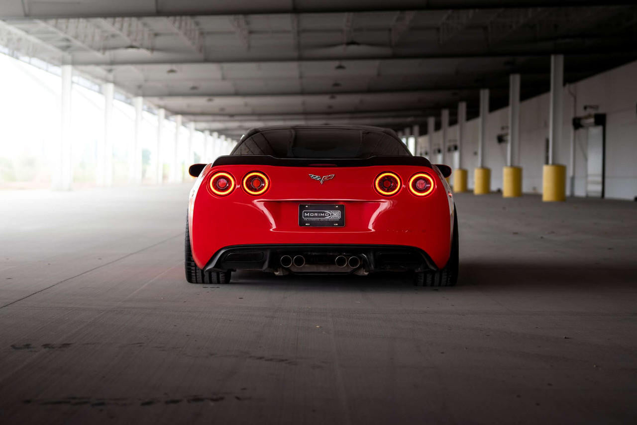 Morimoto XB LED Tail Lights: Corvette C6 (05-13) (Gen II) (Red-Set