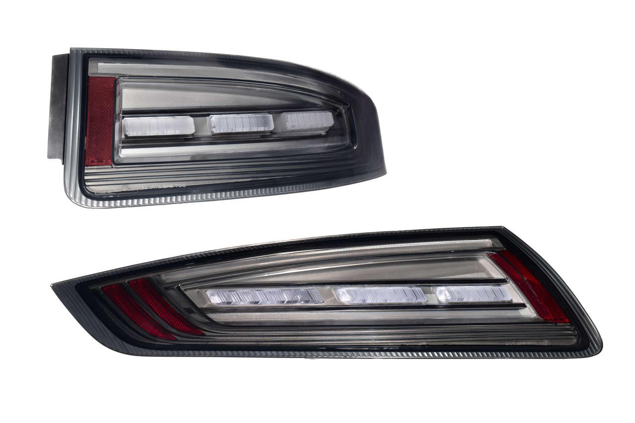 Morimoto XB LED Tail Lights: Porsche 997.1 (05-08) (Red - Smoked) - Apollo Off-Road
