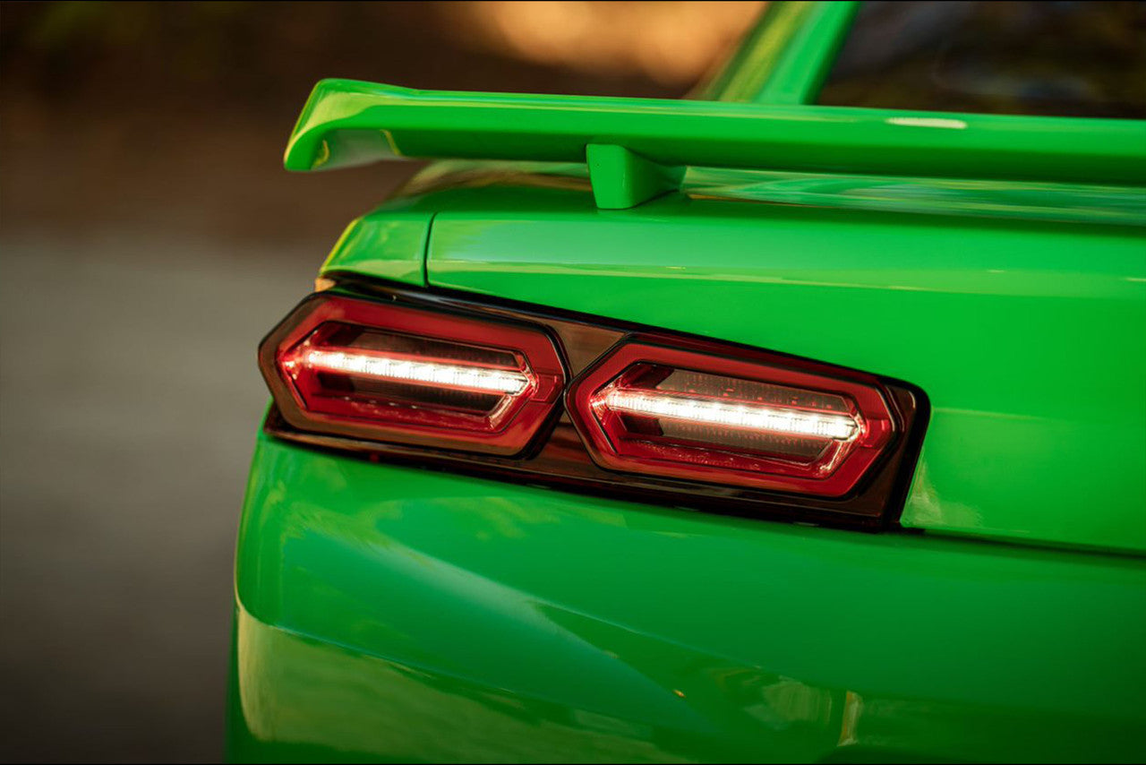 Morimoto XB LED Tails: Chevrolet Camaro (16-18) (Pair - Facelift - Smoked) - Apollo Off-Road