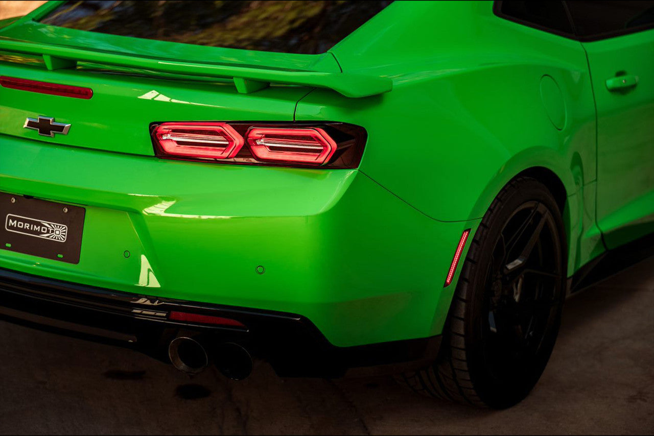 Morimoto XB LED Tails: Chevrolet Camaro (16-18) (Pair - Facelift - Smoked) - Apollo Off-Road
