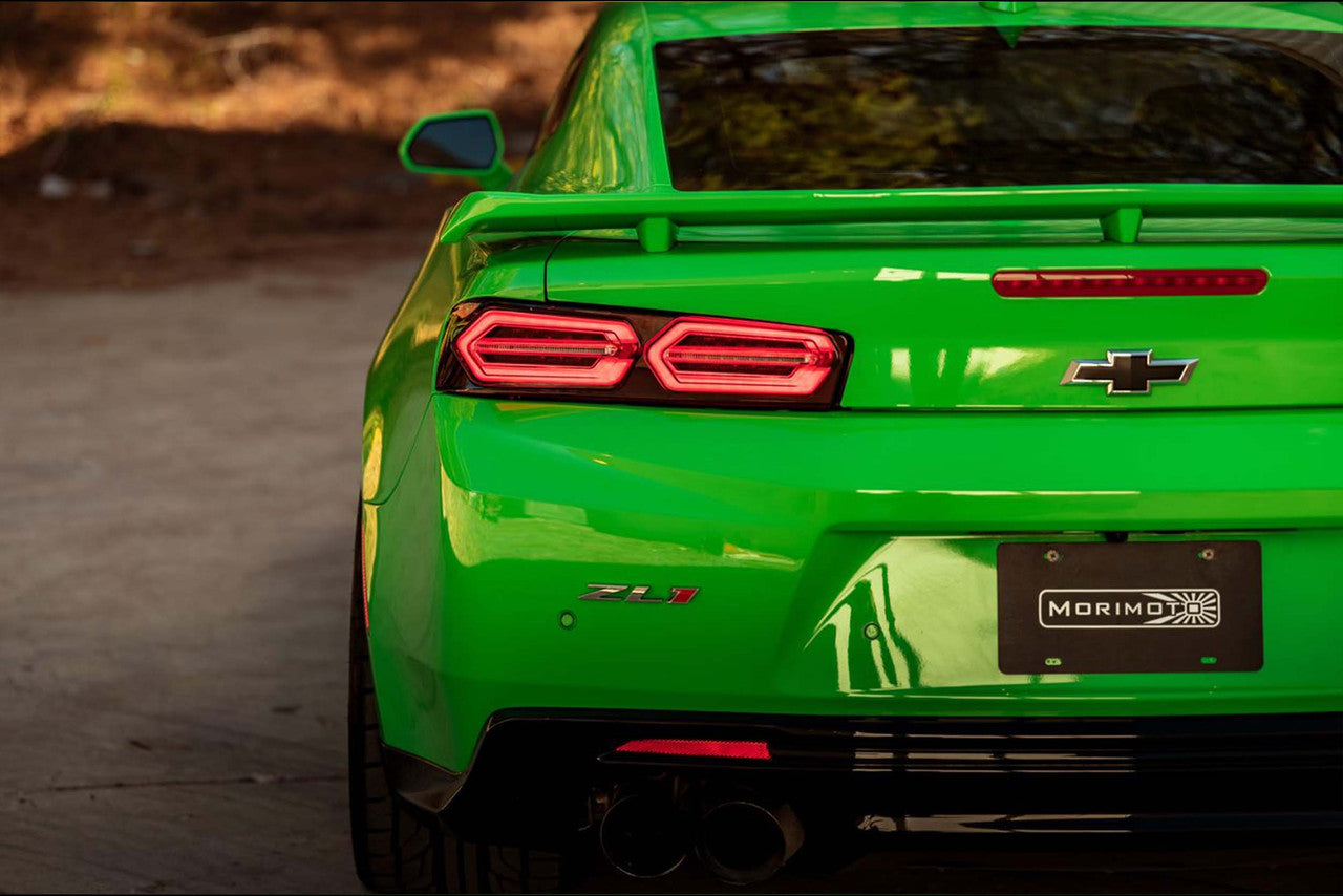 Morimoto XB LED Tails: Chevrolet Camaro (16-18) (Pair - Facelift - Smoked) - Apollo Off-Road