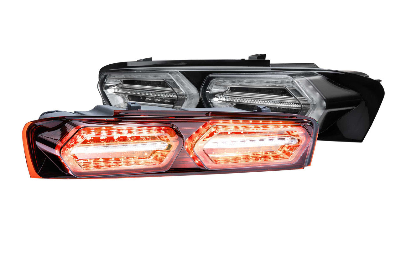 Morimoto XB LED Tails: Chevrolet Camaro (16-18) (Pair - Facelift - Smoked) - Apollo Off-Road