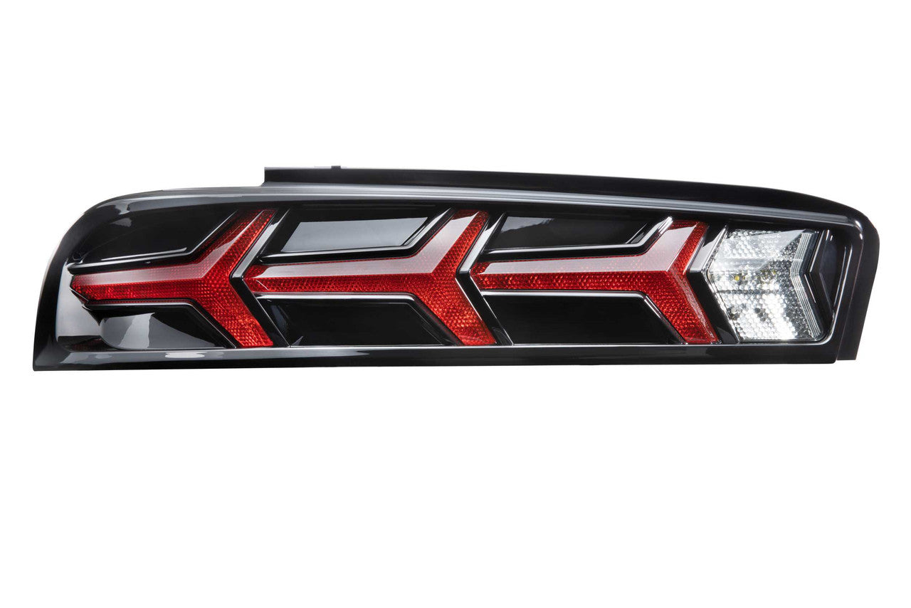 Morimoto XB LED Tails: Chevrolet Camaro (16-18) (Pair - Lambo - Red) - Apollo Off-Road
