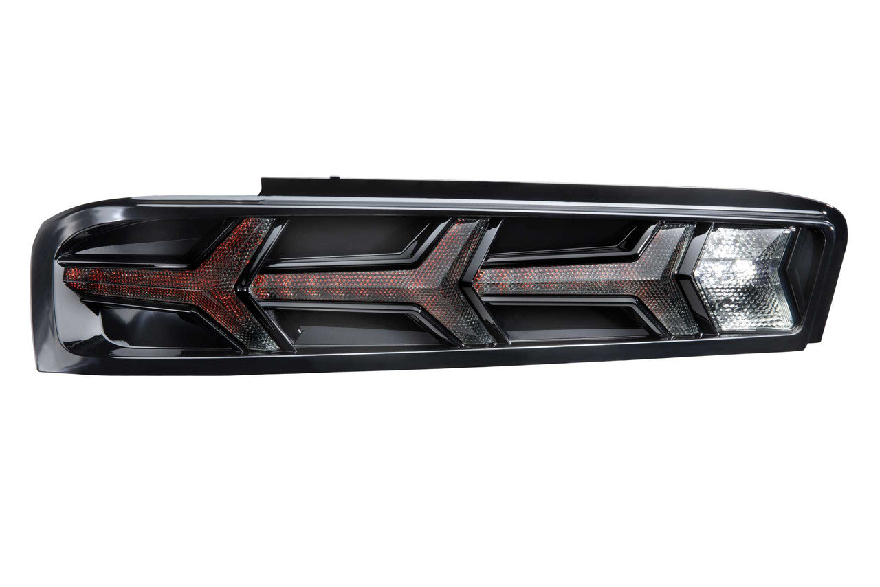 Morimoto XB LED Tails: Chevrolet Camaro (16-18) (Pair - Lambo - Red) - Apollo Off-Road