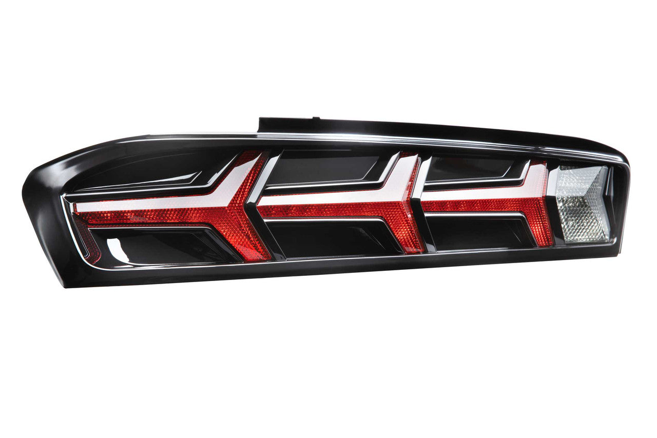 Morimoto XB LED Tails: Chevrolet Camaro (16-18) (Pair - Lambo - Red) - Apollo Off-Road