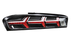 Morimoto XB LED Tails: Chevrolet Camaro (16-18) (Pair - Lambo - Red) - Apollo Off-Road