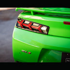 Morimoto XB LED Tails: Chevrolet Camaro (16-18) (Pair - Lambo - Smoked) - Apollo Off-Road