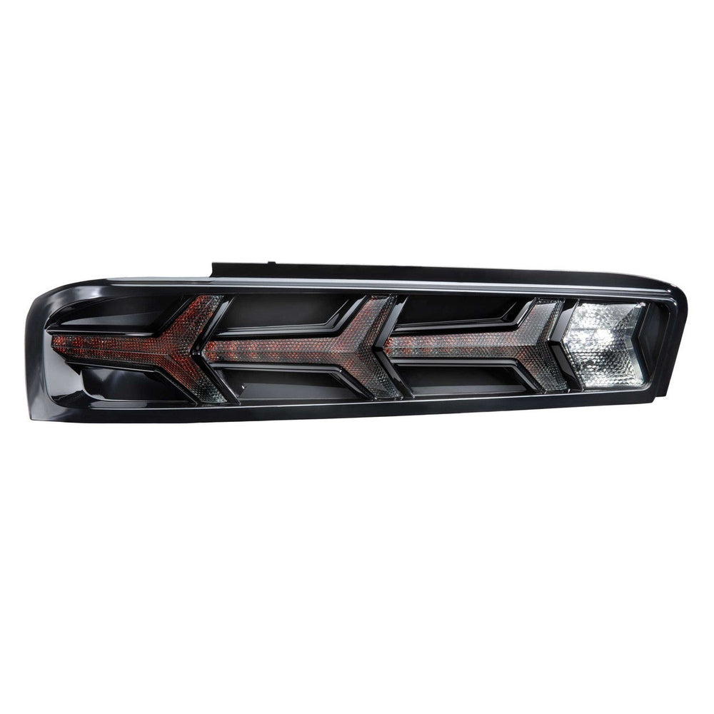 Morimoto XB LED Tails: Chevrolet Camaro (16-18) (Pair - Lambo - Smoked) - Apollo Off-Road