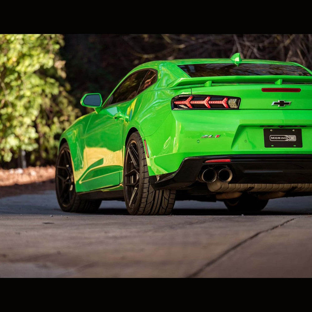 Morimoto XB LED Tails: Chevrolet Camaro (16-18) (Pair - Lambo - Smoked) - Apollo Off-Road