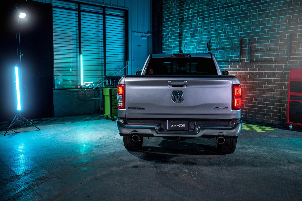 Morimoto XB LED Tails: Dodge Ram 1500 (19+) (Pair - Smoked) - Apollo Off-Road