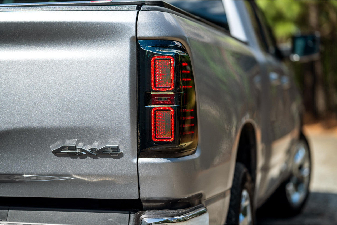Morimoto XB LED Tails: Dodge Ram 1500 (19+) (Pair - Smoked) - Apollo Off-Road