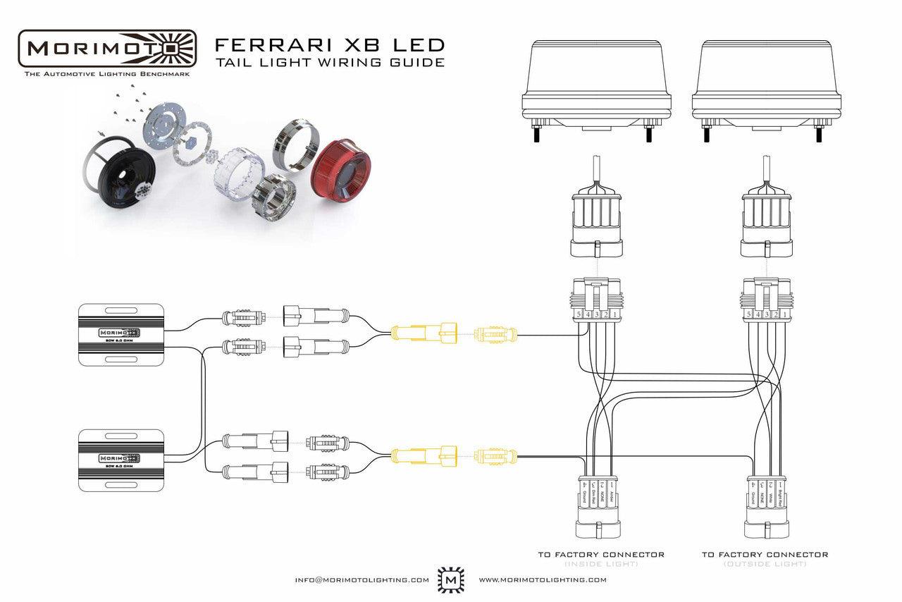 Morimoto XB LED Tails: Ferrari (95-04 - Set) - Apollo Off-Road