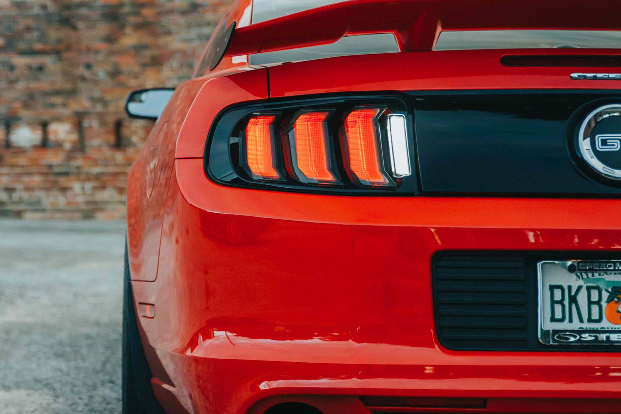 Morimoto XB LED Tails: Ford Mustang (13-14) (Pair - Facelift - Smoked) - Apollo Off-Road