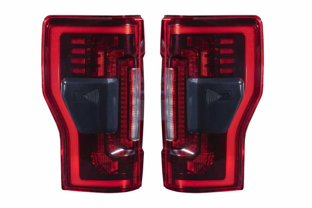 Morimoto XB LED Tails: Ford Super Duty (17-22) (Pair - Red) - Apollo Off-Road