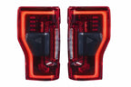 Morimoto XB LED Tails: Ford Super Duty (17-22) (Pair - Red) - Apollo Off-Road