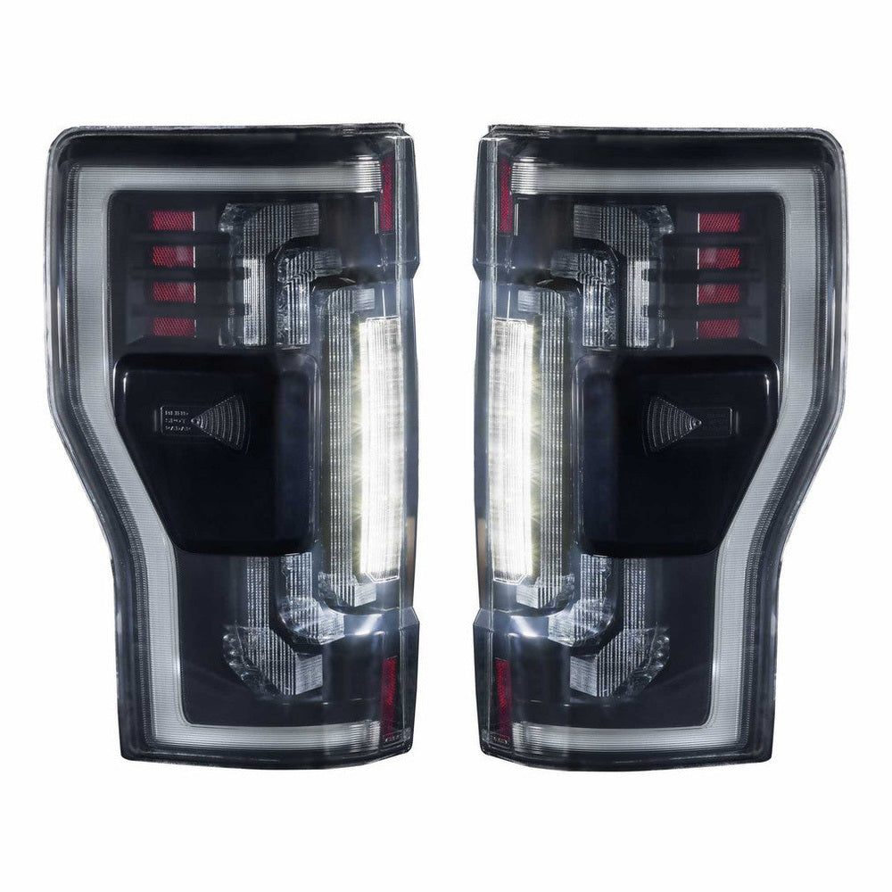 Morimoto XB LED Tails: Ford Super Duty (17-22) (Pair - Smoked) - Apollo Off-Road
