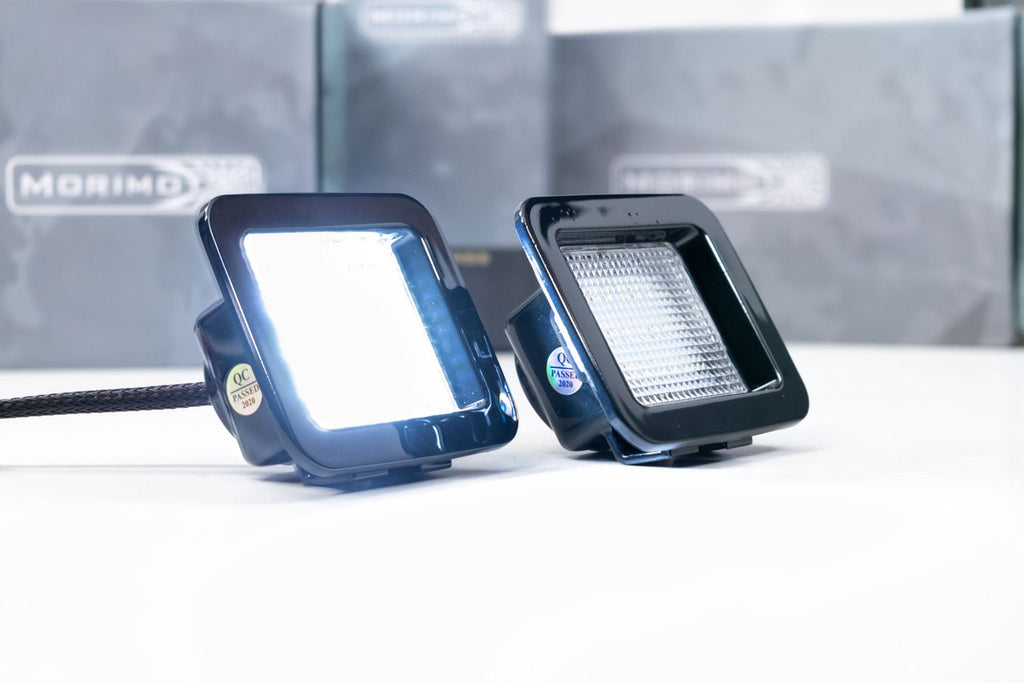 Morimoto XB License Plate Lights: Ford F150 (15-20 - Pair) - Apollo Off-Road