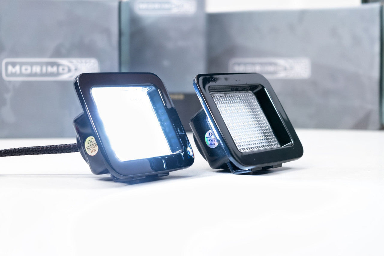 Morimoto XB License Plate Lights: Ford F150 (15-20 - Pair) - Apollo Off-Road
