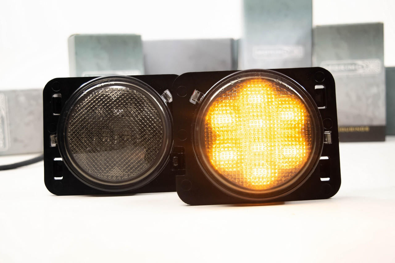 Morimoto XB Parking Lights: Wrangler JK (Pair) - Apollo Off-Road