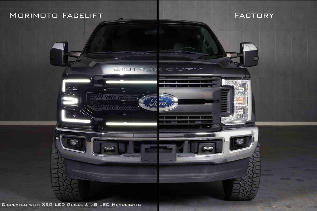 Morimoto XBG: Ford Super Duty Front End Conversion Kit (17-19 to 20-22) - Apollo Off-Road
