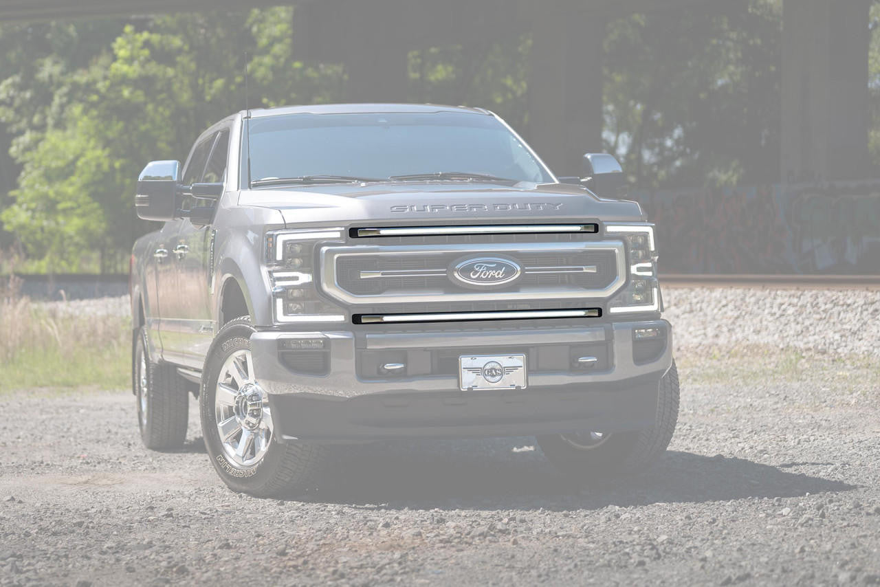 Morimoto XBG LED DRL Grille Inserts: Ford Super Duty Platinum (20-22) - Apollo Off-Road