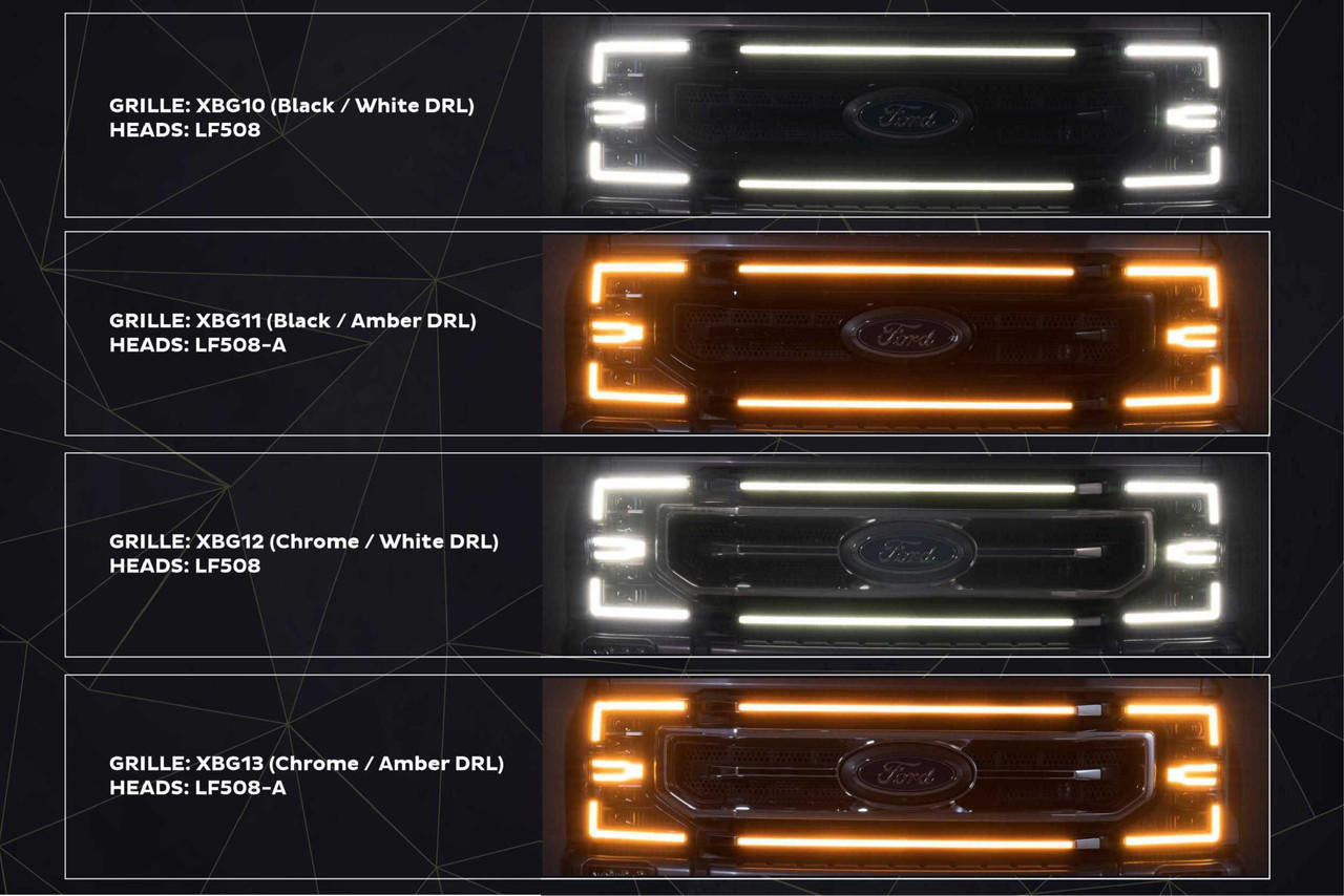 Morimoto XBG LED Grille: Ford Super Duty (20-22) - Apollo Off-Road