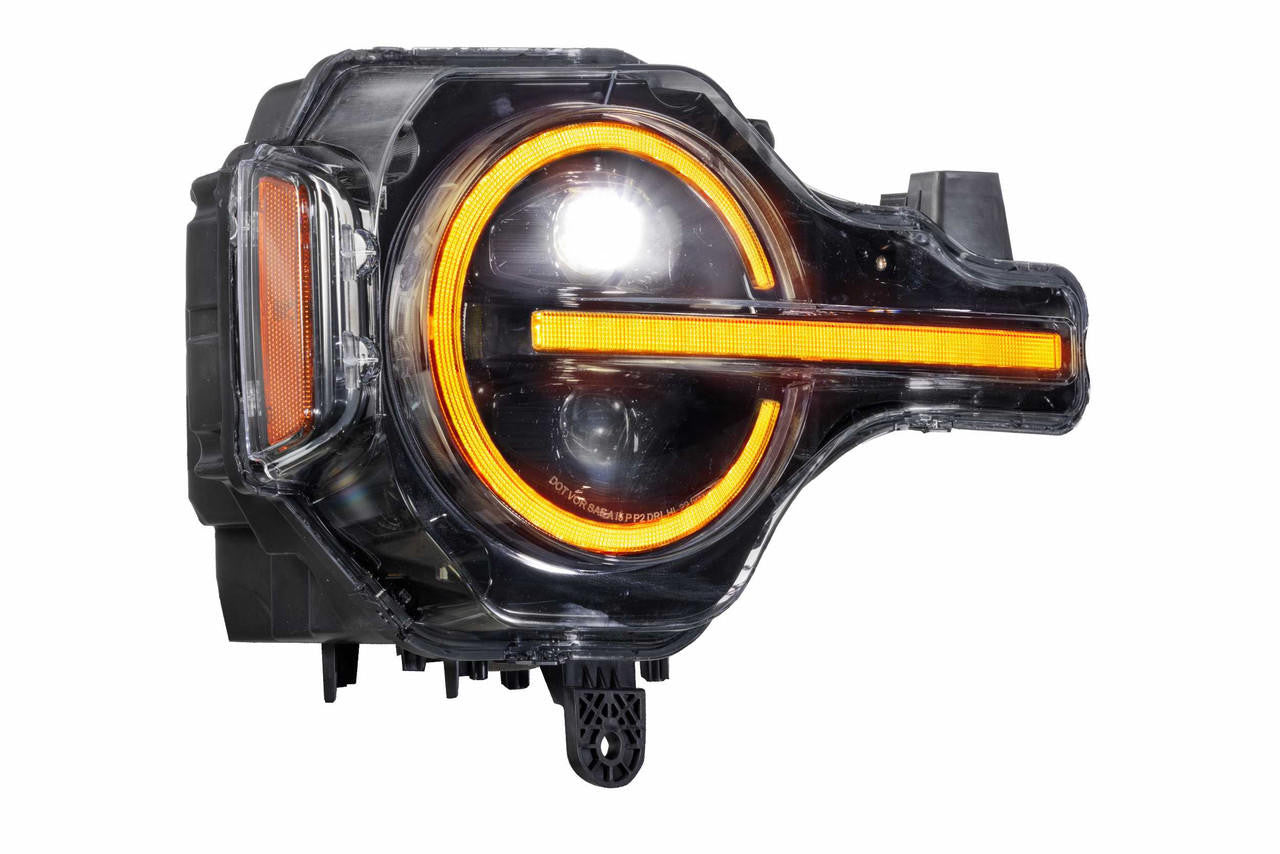 Morimoto XRGB LED Headlights: Ford Bronco (21+) (Pair - RGB DRL) - Apollo Off-Road