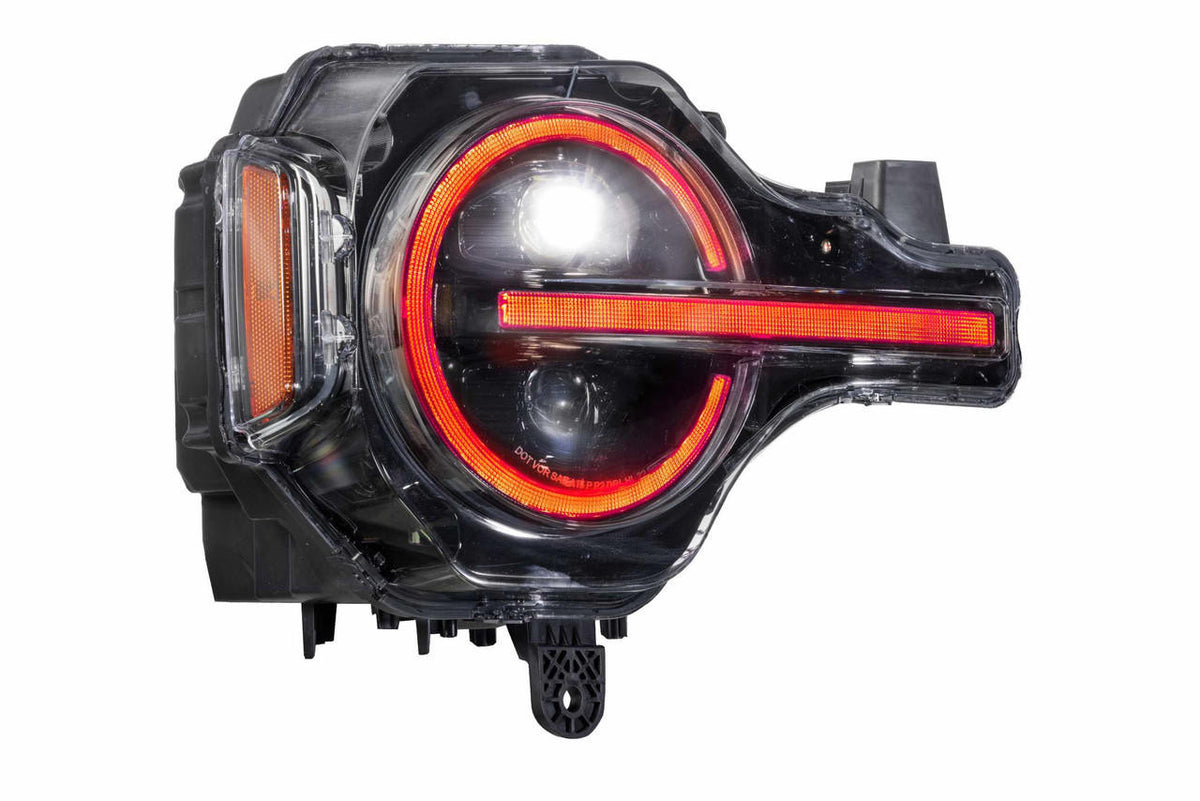 Morimoto XRGB LED Headlights: Ford Bronco (21+) (Pair - RGB DRL) - Apollo Off-Road
