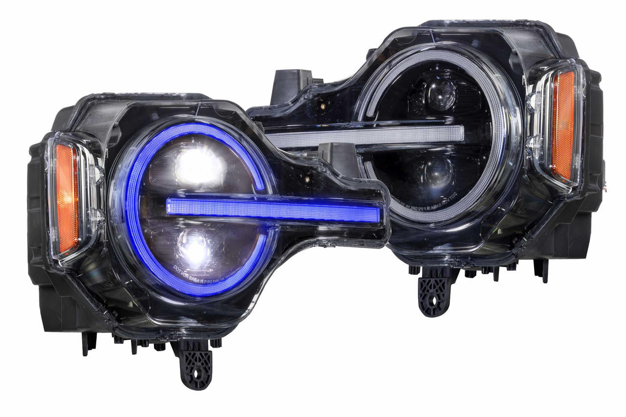 Morimoto XRGB LED Headlights: Ford Bronco (21+) (Pair - RGB DRL) - Apollo Off-Road