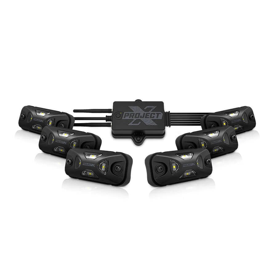 Project X Rock Light (1 Hub + 6 Rock Light) - Apollo Off-Road