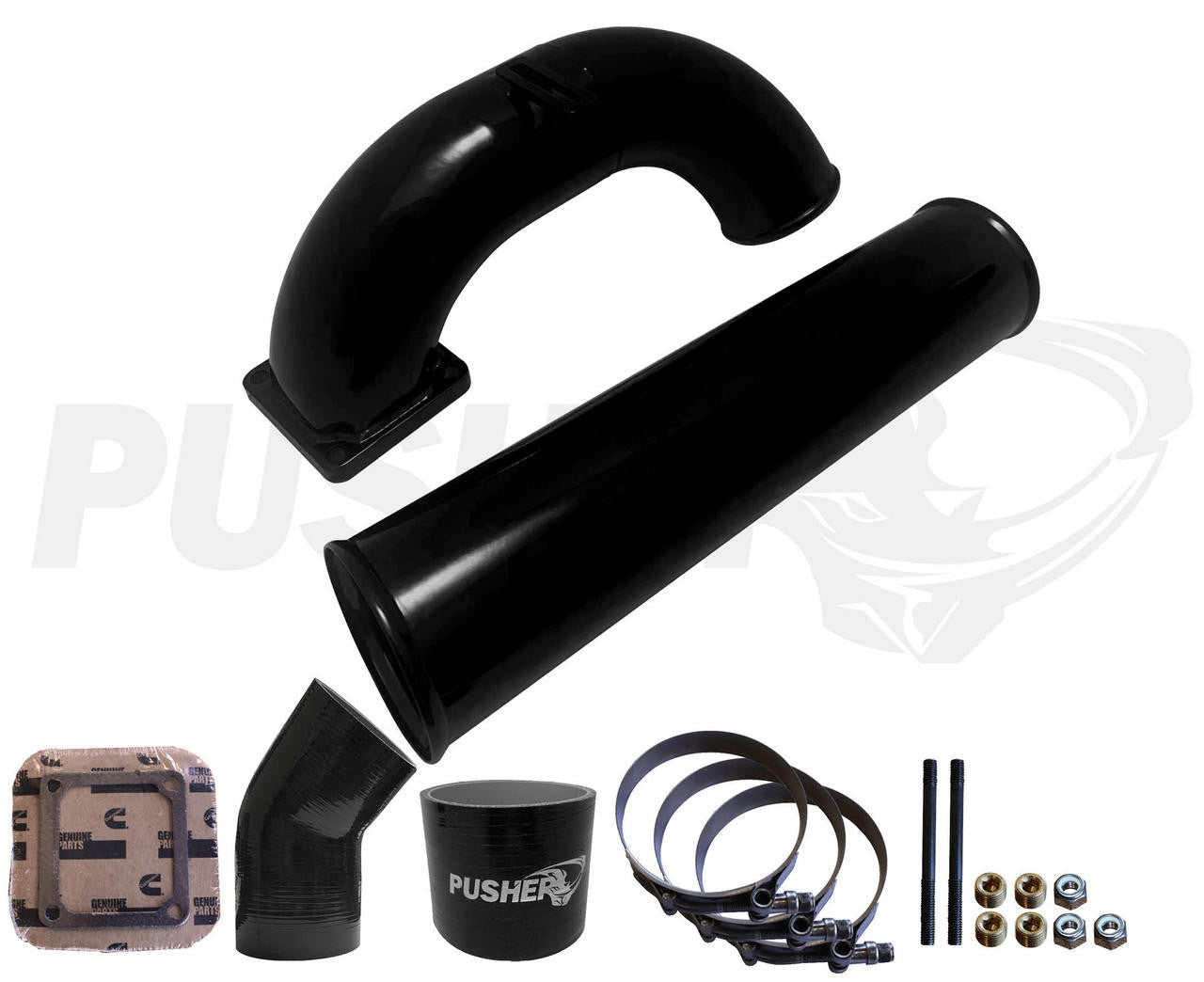 Pusher 3.5" MEGA Intake System 1998.5-2002 Dodge Cummins - Apollo Off-Road