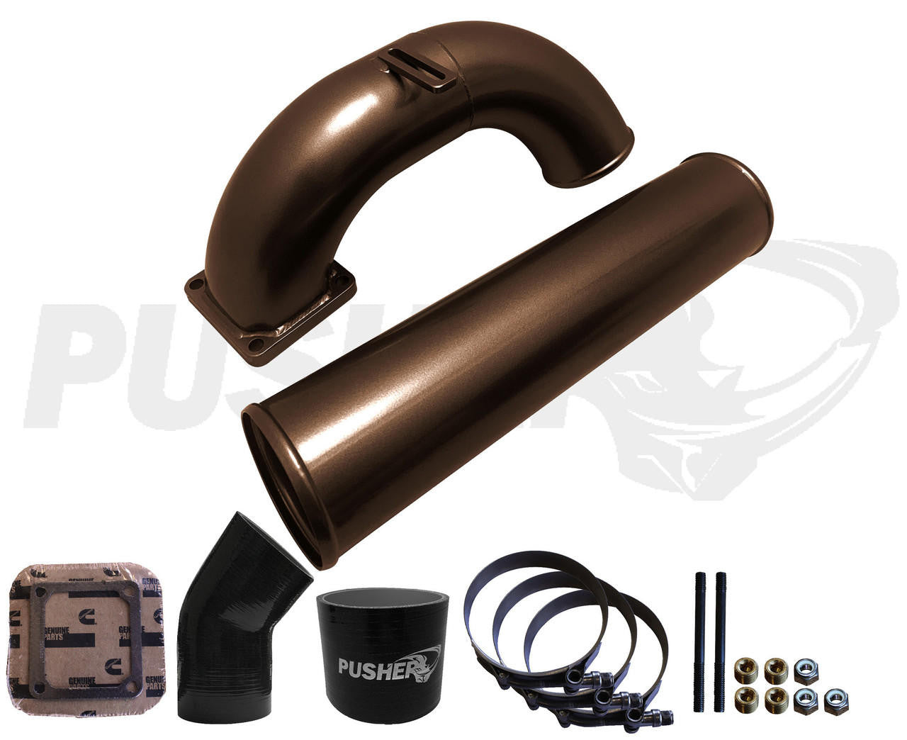 Pusher 3.5" MEGA Intake System 1998.5-2002 Dodge Cummins - Apollo Off-Road