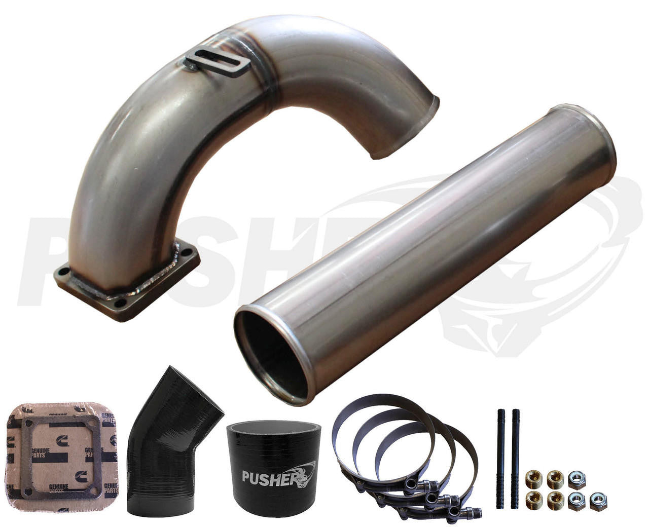 Pusher 3.5" MEGA Intake System 1998.5-2002 Dodge Cummins - Apollo Off-Road