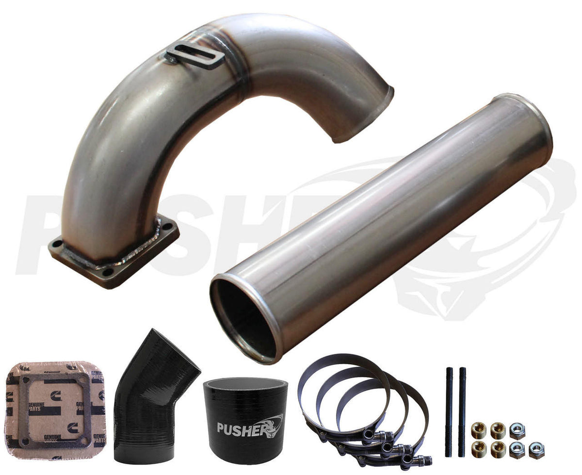 Pusher 3.5" MEGA Intake System 1998.5-2002 Dodge Cummins - Apollo Off-Road