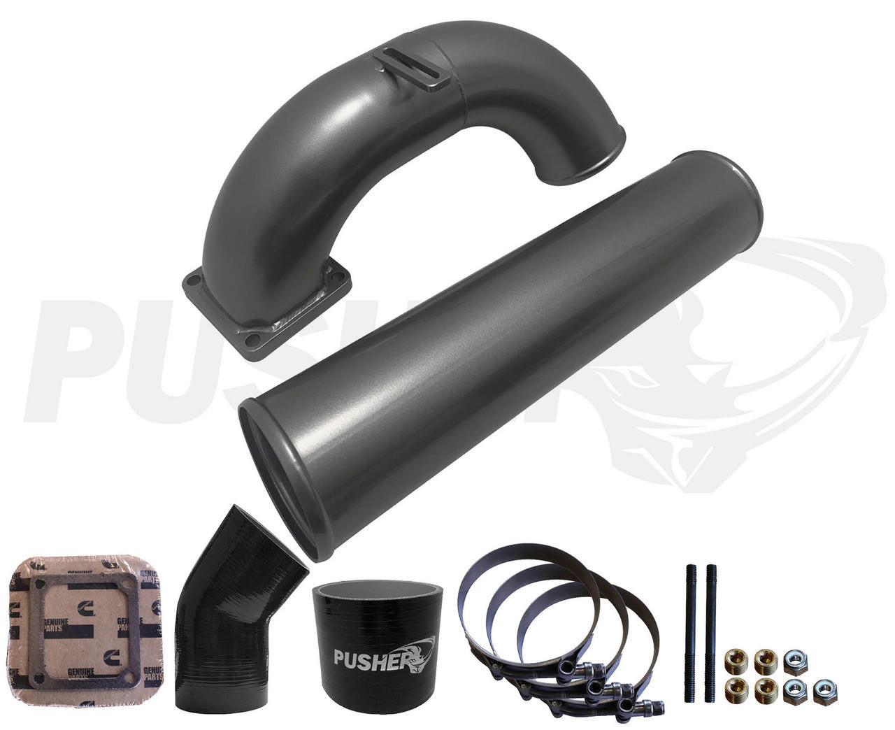 Pusher 3.5" MEGA Intake System 1998.5-2002 Dodge Cummins - Apollo Off-Road