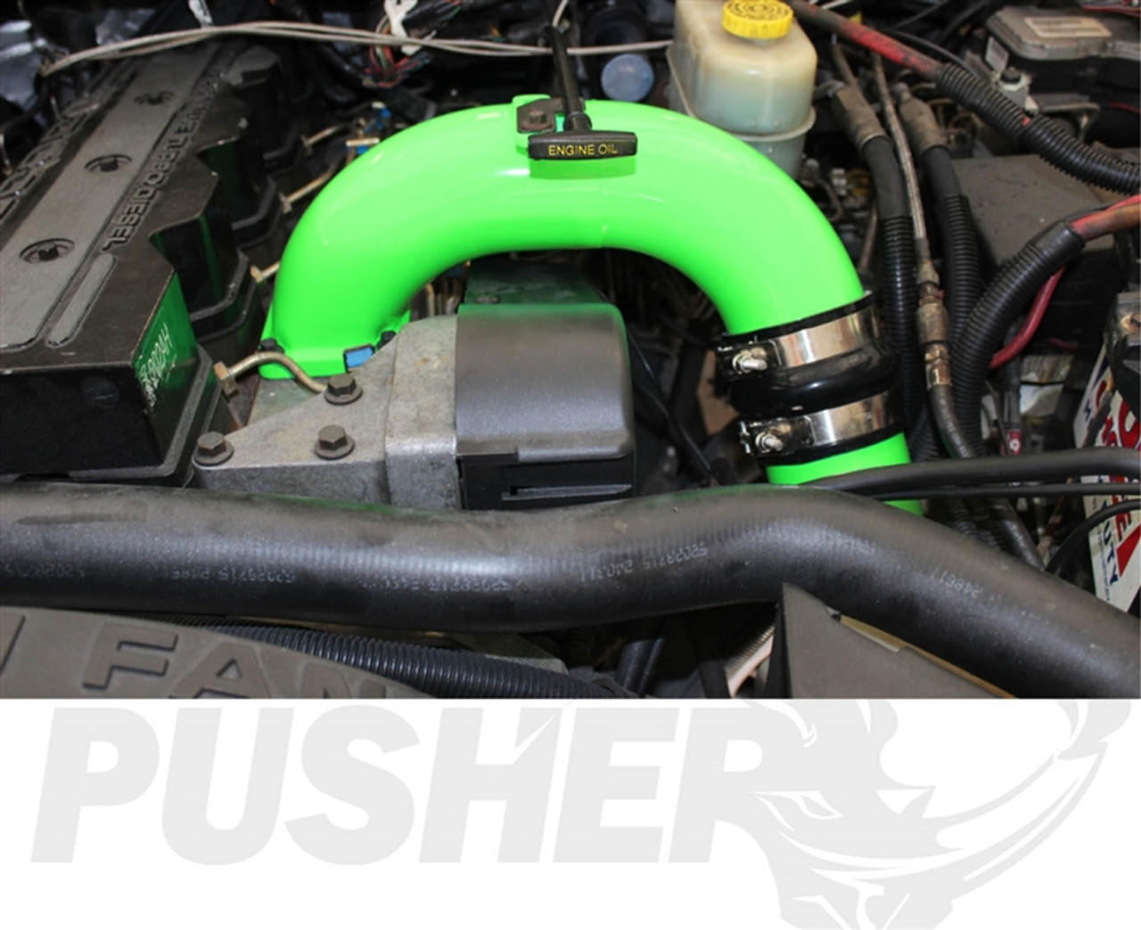 Pusher 3.5" MEGA Intake System 1998.5-2002 Dodge Cummins - Apollo Off-Road