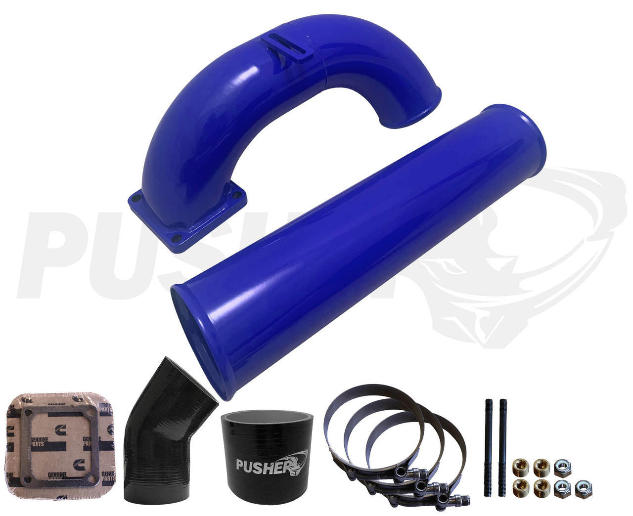 Pusher 3.5" MEGA Intake System 1998.5-2002 Dodge Cummins - Apollo Off-Road