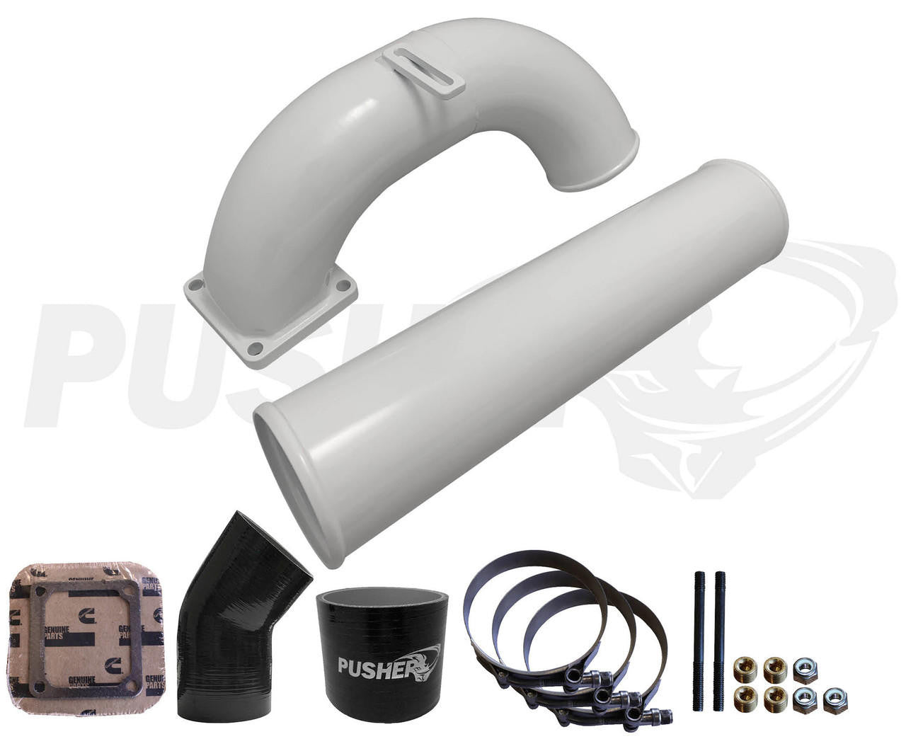 Pusher 3.5" MEGA Intake System 1998.5-2002 Dodge Cummins - Apollo Off-Road