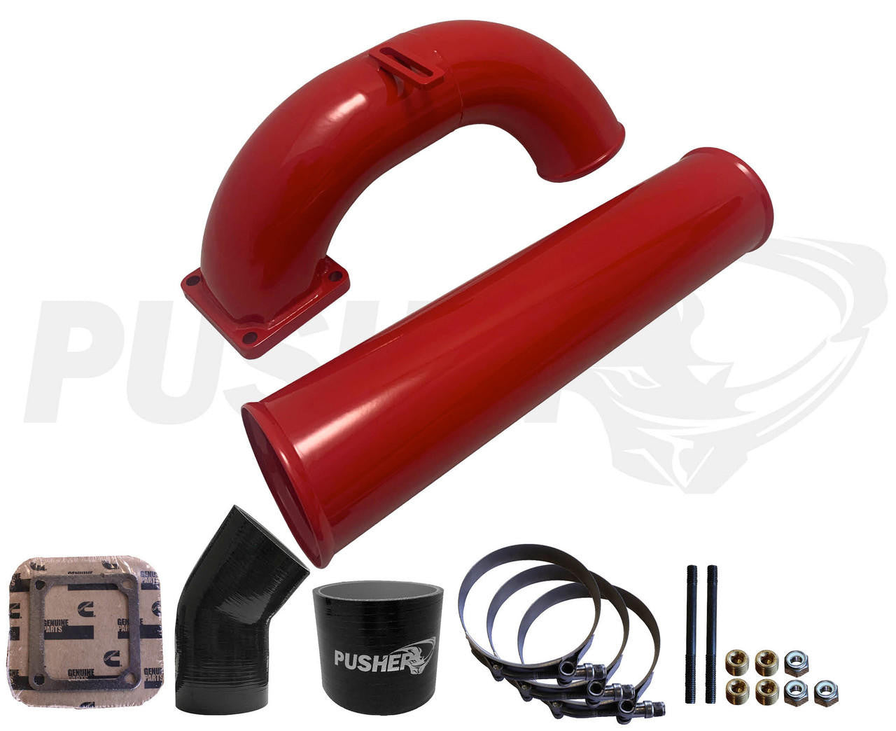 Pusher 3.5" MEGA Intake System 1998.5-2002 Dodge Cummins - Apollo Off-Road