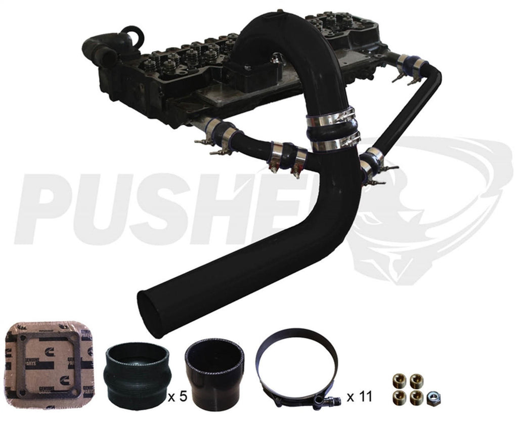 Pusher 3.5" MEGA Intake System with Cross-Air 2003-2007 Dodge Cummins - Apollo Off-Road