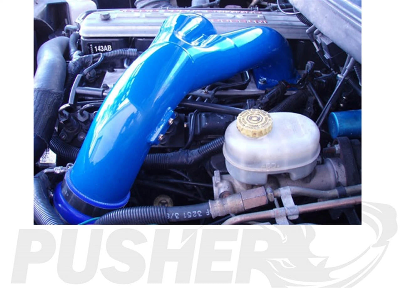 Pusher 3.5" MEGA Twin Intake System 1994-1998 Dodge Cummins 12v - Apollo Off-Road