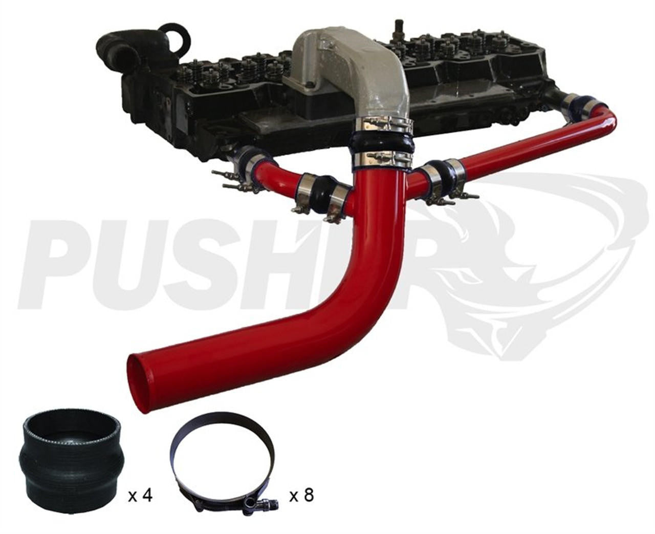 Pusher 3" Cross-Air for 2003-2007 Dodge Cummins - Apollo Off-Road