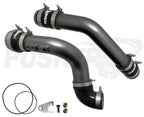 Pusher 3" Hot & Cold Side Charge Tubes for 2011-14 Ford F250-350 6.7L Powerstroke w- Throttle Valve Adapter - Apollo Off-Road