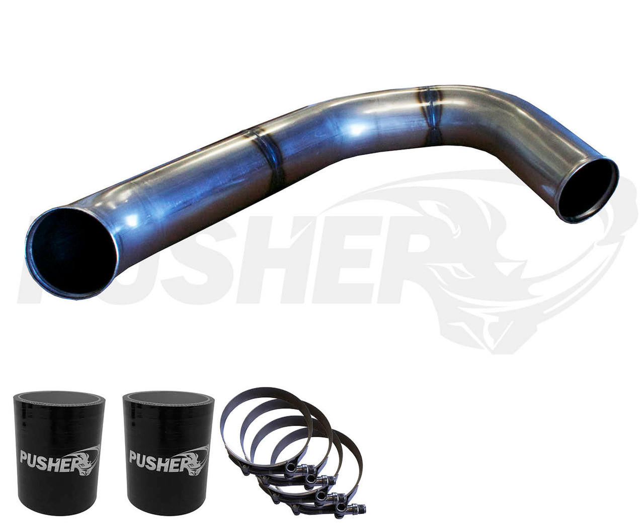 Pusher 3" Passenger Side Charge Tube for 2008-2010 Ford F250-350 6.4L Powerstroke - Apollo Off-Road