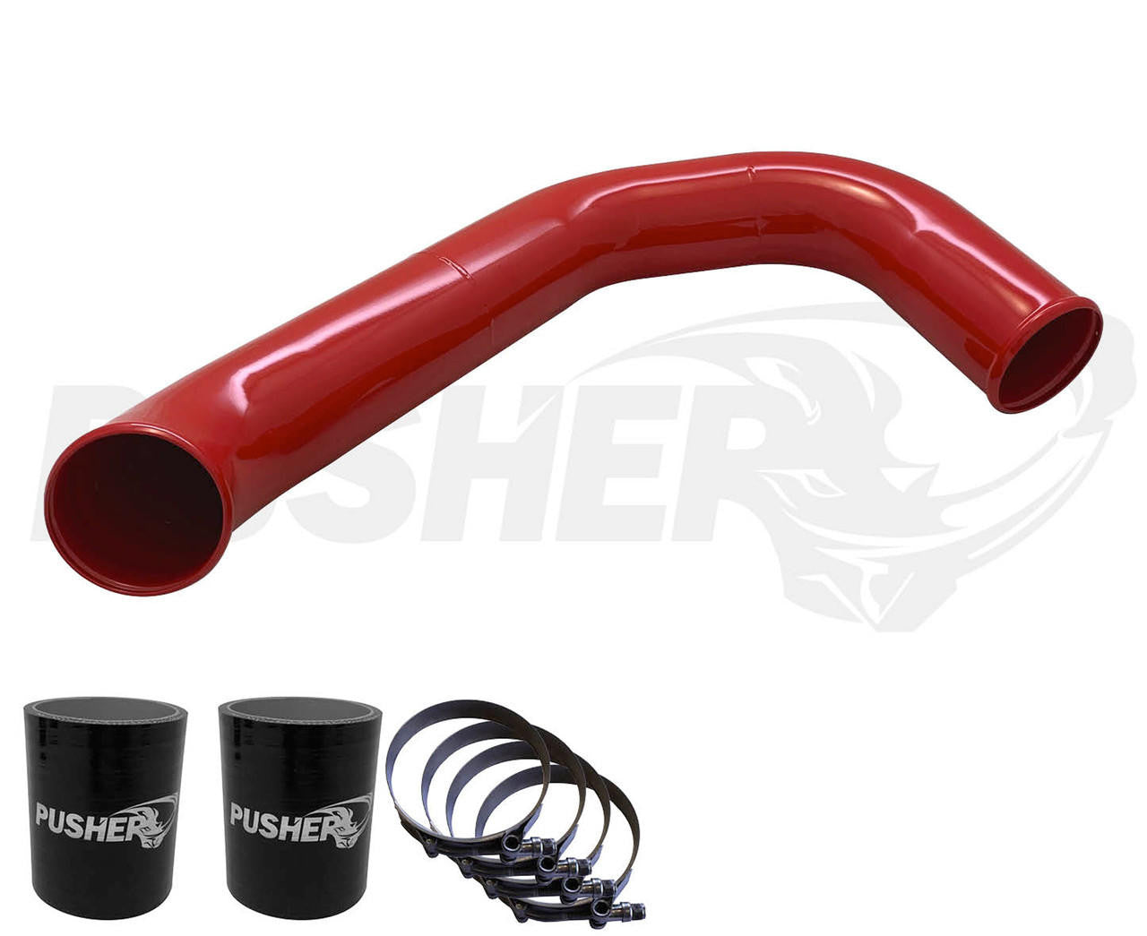 Pusher 3" Passenger Side Charge Tube for 2008-2010 Ford F250-350 6.4L Powerstroke - Apollo Off-Road