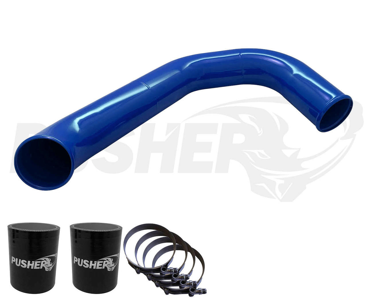 Pusher 3" Passenger Side Charge Tube for 2008-2010 Ford F250-350 6.4L Powerstroke - Apollo Off-Road