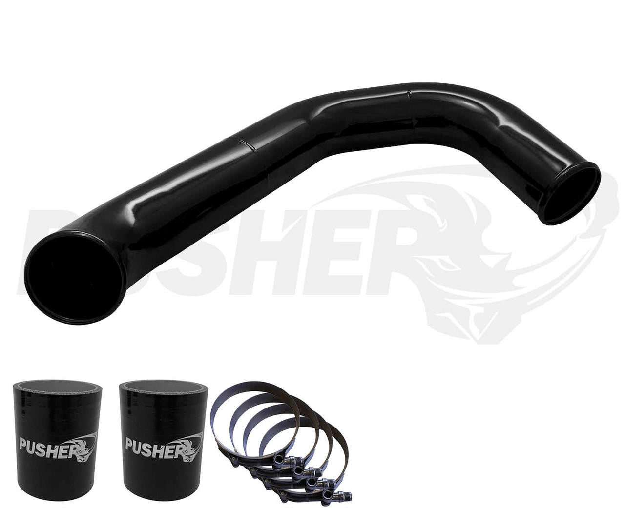 Pusher 3" Passenger Side Charge Tube for 2008-2010 Ford F250-350 6.4L Powerstroke - Apollo Off-Road