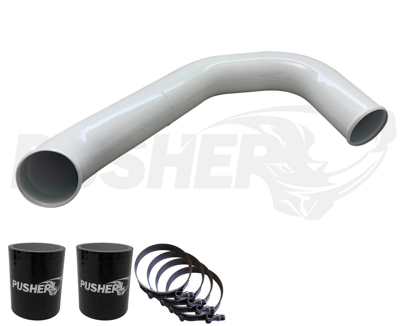 Pusher 3" Passenger Side Charge Tube for 2008-2010 Ford F250-350 6.4L Powerstroke - Apollo Off-Road