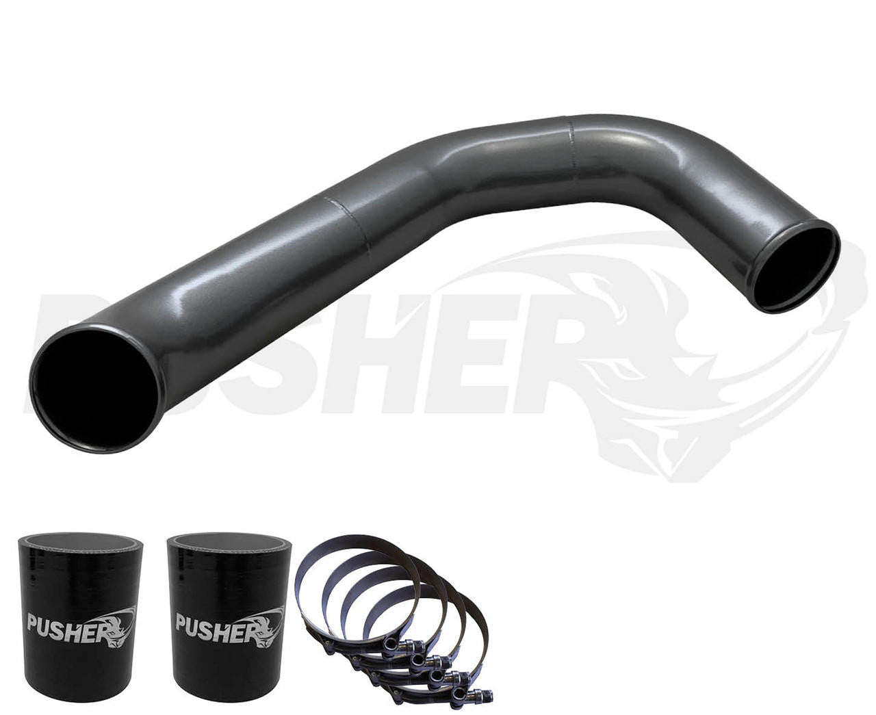 Pusher 3" Passenger Side Charge Tube for 2008-2010 Ford F250-350 6.4L Powerstroke - Apollo Off-Road